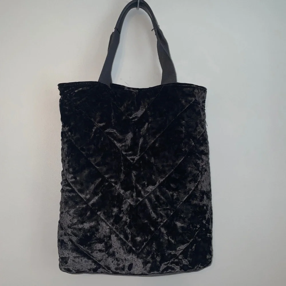 EUC Victoria's Secret Limited Edition Velvet Tote Shoulder Bag